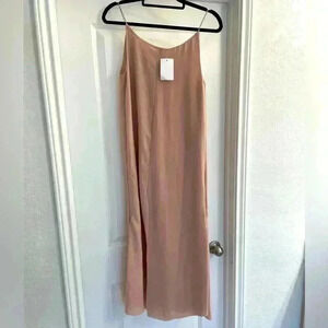 Oak + Fort NWT size Medium, Nude semi-maxi dress
